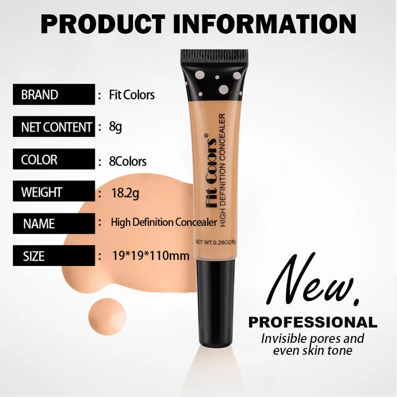 Fit Colors 8-Shade Concealer – Flexible, Moisturizing Coverage