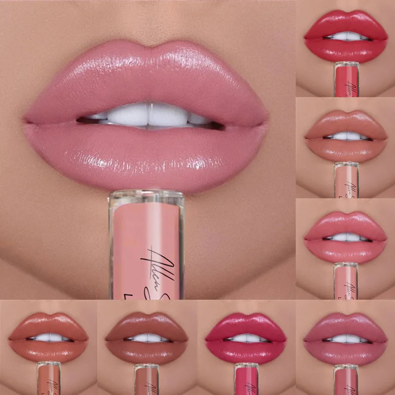 12-Color Lipstick Set – Waterproof, Long-Lasting & Moisturizing