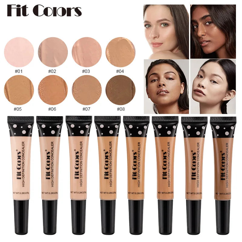 Fit Colors 8-Shade Concealer – Flexible, Moisturizing Coverage