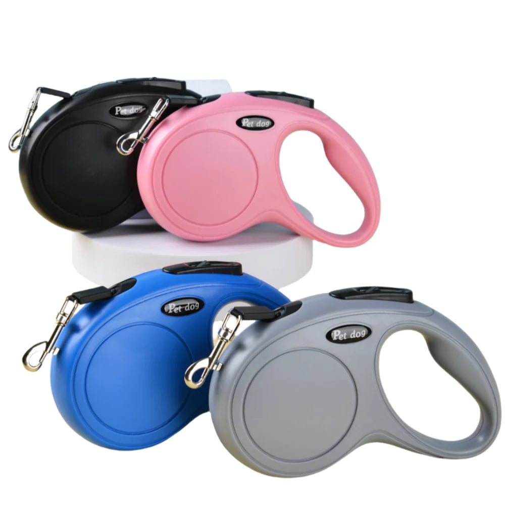 Long Dog Leash For Small Large Dogs Cats Pet Nylon Automatic Retractable Strong Lead Traction Rope Chihuahua Labrador Supplies